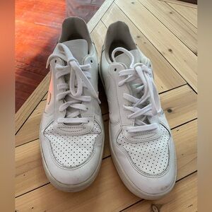 Veja V-10 white leather sneaker. Size 10 used